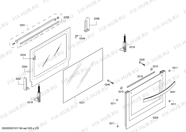 Схема №1 3HB559BP hrn.balay.py.2d.CFc.E3_MCT.f_glas.blanco с изображением Модуль управления, незапрограммированный для духового шкафа Bosch 00700269