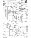 Схема №2 AWM 5410 с изображением Рукоятка для стиральной машины Whirlpool 481249878251