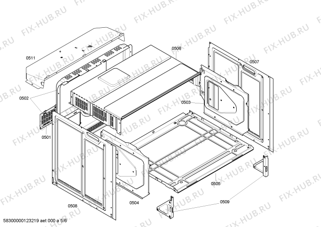 Схема №2 HEN734540 с изображением Индикатор для плиты (духовки) Bosch 00491449