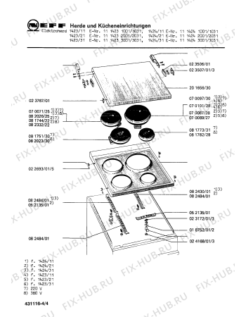 Схема №1 1117932101 1793/21XY с изображением Блок подключения для плиты (духовки) Bosch 00022911