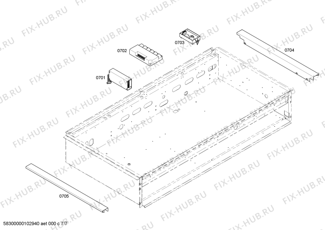Схема №1 PSC486GLZS с изображением Дюза для электропечи Bosch 00416766