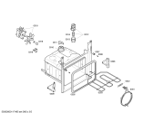 Схема №1 HBN131251B с изображением Передняя часть корпуса для плиты (духовки) Bosch 00449916