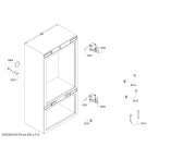Схема №1 T30BB810SS с изображением Крепеж для холодильника Bosch 11012414