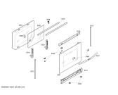 Схема №1 B1362S0FF с изображением Фронтальное стекло для электропечи Bosch 00446323