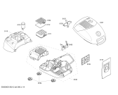 Схема №2 BSGL42080 BOSCH GL-40 bagless 2000W с изображением Крышка для электропылесоса Bosch 00672403
