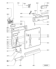 Схема №1 ADG 4966 M с изображением Блок управления для посудомойки Whirlpool 481221478823
