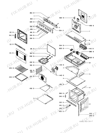 Схема №1 AKP 714/AV с изображением Переключатель для плиты (духовки) Whirlpool 481941128925