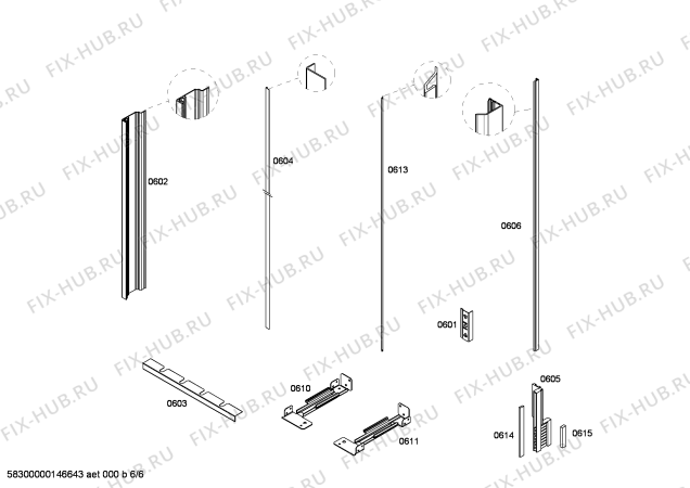 Схема №5 FID18M1IL5 с изображением Панель для холодильника Bosch 00702435