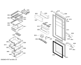 Схема №1 KGV33Z35 с изображением Дверь для холодильной камеры Bosch 00249550