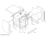 Схема №2 SN26U890II ecoGENIUS² с изображением Передняя панель для посудомойки Siemens 00706784