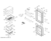 Схема №1 KGH33X64GB с изображением Панель для холодильной камеры Bosch 00683491