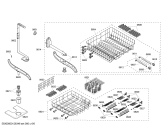 Схема №2 DB4565MW Insight с изображением Корзина для посуды для электропосудомоечной машины Bosch 00662962