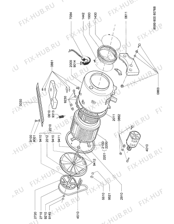 Схема №1 LF 400 TX-1 с изображением Кнопка, ручка переключения для стиральной машины Whirlpool 481241258901