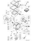 Схема №1 EV 1260 с изображением Декоративная панель для стиралки Whirlpool 481010395539