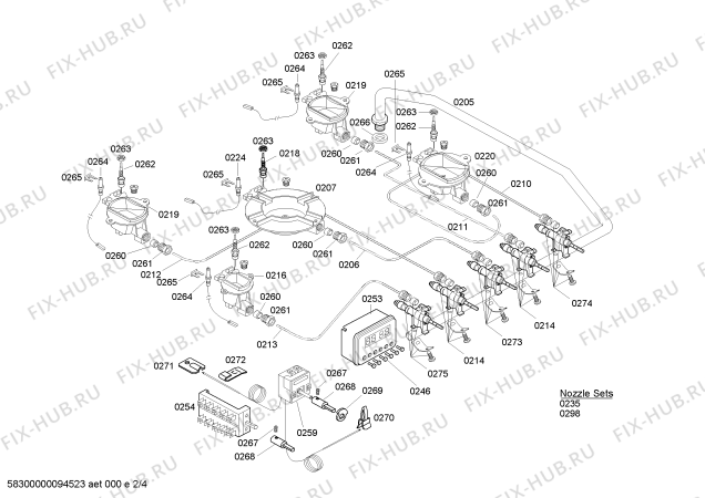 Схема №1 HM19550NL с изображением Решетка для духового шкафа Siemens 00481893