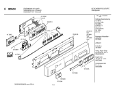 Схема №2 B1ESN1601B с изображением Передняя панель для посудомойки Bosch 00298519