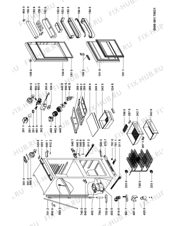 Схема №1 FIC-337 с изображением Криостат для холодильной камеры Whirlpool 481228238167