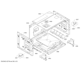 Схема №2 HBC86K763N с изображением Ремкомплект для духового шкафа Bosch 00675908