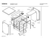 Схема №3 SE29290II с изображением Передняя панель для электропосудомоечной машины Siemens 00350592