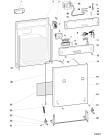 Схема №1 DI61A (F018450) с изображением Дверца для электропосудомоечной машины Indesit C00102255