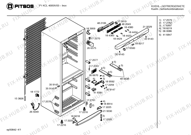 Схема №2 P1KCL4005A с изображением Дверь для холодильной камеры Bosch 00238922