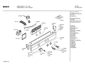 Схема №2 HBN4350CC с изображением Панель управления для плиты (духовки) Bosch 00360654