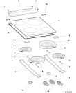 Схема №2 C6V9PWF (F021694) с изображением Руководство для плиты (духовки) Indesit C00064275