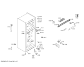 Схема №2 BD4653ANFH с изображением Дверь морозильной камеры для холодильника Bosch 00682670