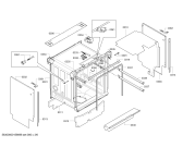 Схема №3 DWHD651GFP с изображением Передняя панель для электропосудомоечной машины Bosch 00706501