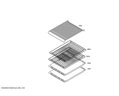 Схема №2 B4540N0 с изображением Панель управления для плиты (духовки) Bosch 00444017