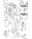 Схема №2 GSI 6998 C-WS с изображением Блок управления для посудомоечной машины Whirlpool 481221479035