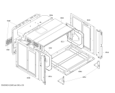 Схема №3 HB78R571F с изображением Фронтальное стекло для духового шкафа Siemens 00478156