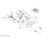Схема №1 HBN430520B с изображением Панель управления для плиты (духовки) Bosch 00660999