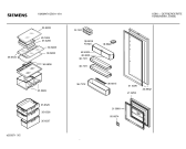 Схема №3 KI26M471GB с изображением Дверь для холодильной камеры Bosch 00219252