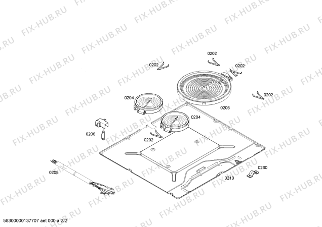 Схема №1 3EB718F vitro.balay.60.tc_basic.2r+1pp.prf_lat. с изображением Блок подключения для духового шкафа Bosch 00616709