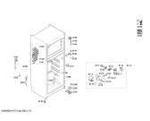 Схема №3 KDV32X73 с изображением Дверь морозильной камеры для холодильника Bosch 00683601