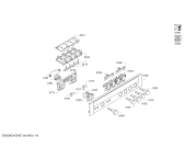 Схема №2 E96E63N1MK с изображением Модуль управления, незапрограммированный для плиты (духовки) Bosch 00657656