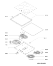 Схема №1 EKV 4472 IN с изображением Нагревательный элемент для электропечи Whirlpool 481231018884