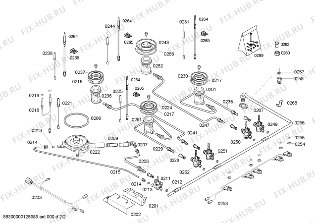 Схема №1 ER947501UC с изображением Коллектор для электропечи Siemens 00666695