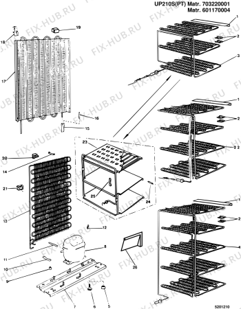 Схема №2 VE29S (F003442) с изображением Элемент корпуса для холодильной камеры Indesit C00024163