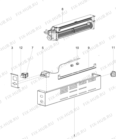 Взрыв-схема микроволновой печи Lamona LAM9002 - Схема узла Electrical equipment 268