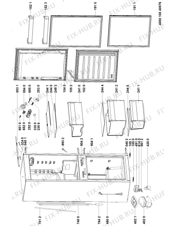 Схема №1 IB5050A1DUK (F093228) с изображением Руководство для холодильной камеры Indesit C00515719