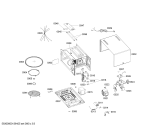 Схема №1 HMT75G421 с изображением Панель управления для свч печи Bosch 00673083