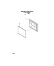 Схема №4 KRFC - 9010  B с изображением Дверка для холодильной камеры Whirlpool 482000021644