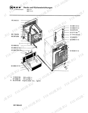 Схема №2 1812V с изображением Переключатель для духового шкафа Bosch 00052694