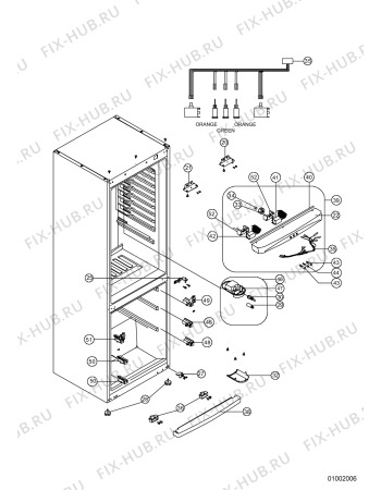Схема №2 ARC 5380 с изображением Дверь для холодильника Whirlpool 480188800126