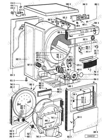 Схема №1 TRA 4240 с изображением Ремешок Whirlpool 481235818155