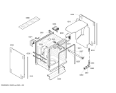 Схема №1 SHV58M03EU с изображением Рамка для посудомоечной машины Bosch 00449868