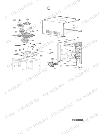 Схема №3 SPC 8360/1 IN с изображением Уплотнение для духового шкафа Whirlpool 480121102263