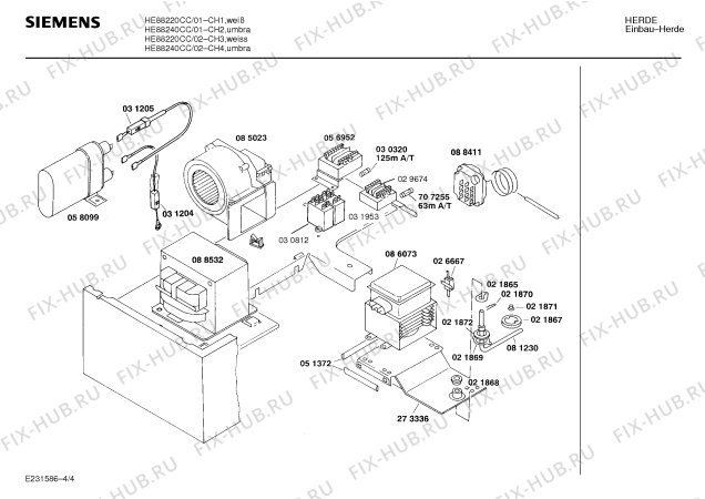 Схема №2 HE880416 с изображением Держатель для плиты (духовки) Siemens 00119312